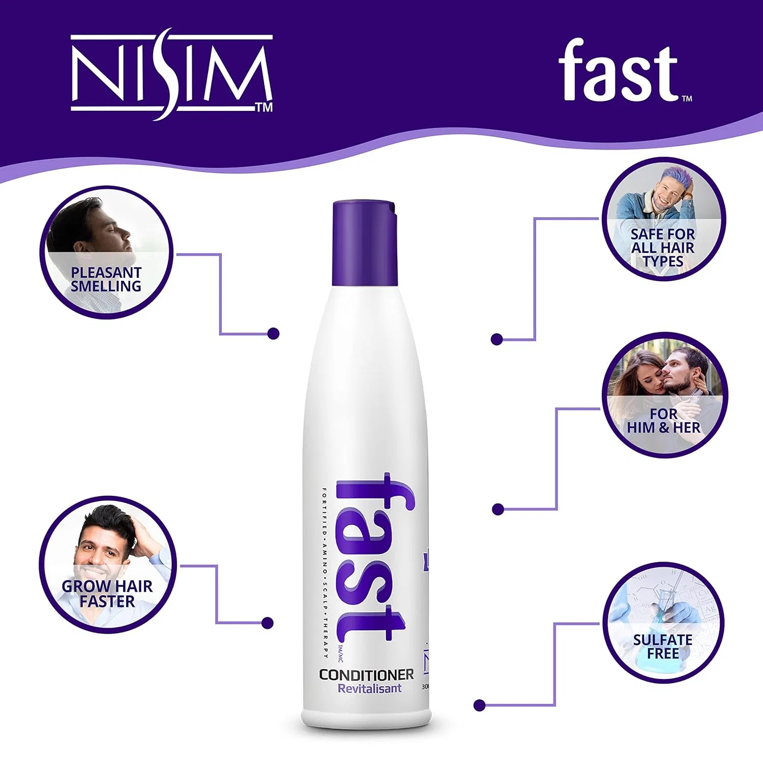 Кондиционер для волос «FAST» от Nisim, 300 мл Nisim — фото 4