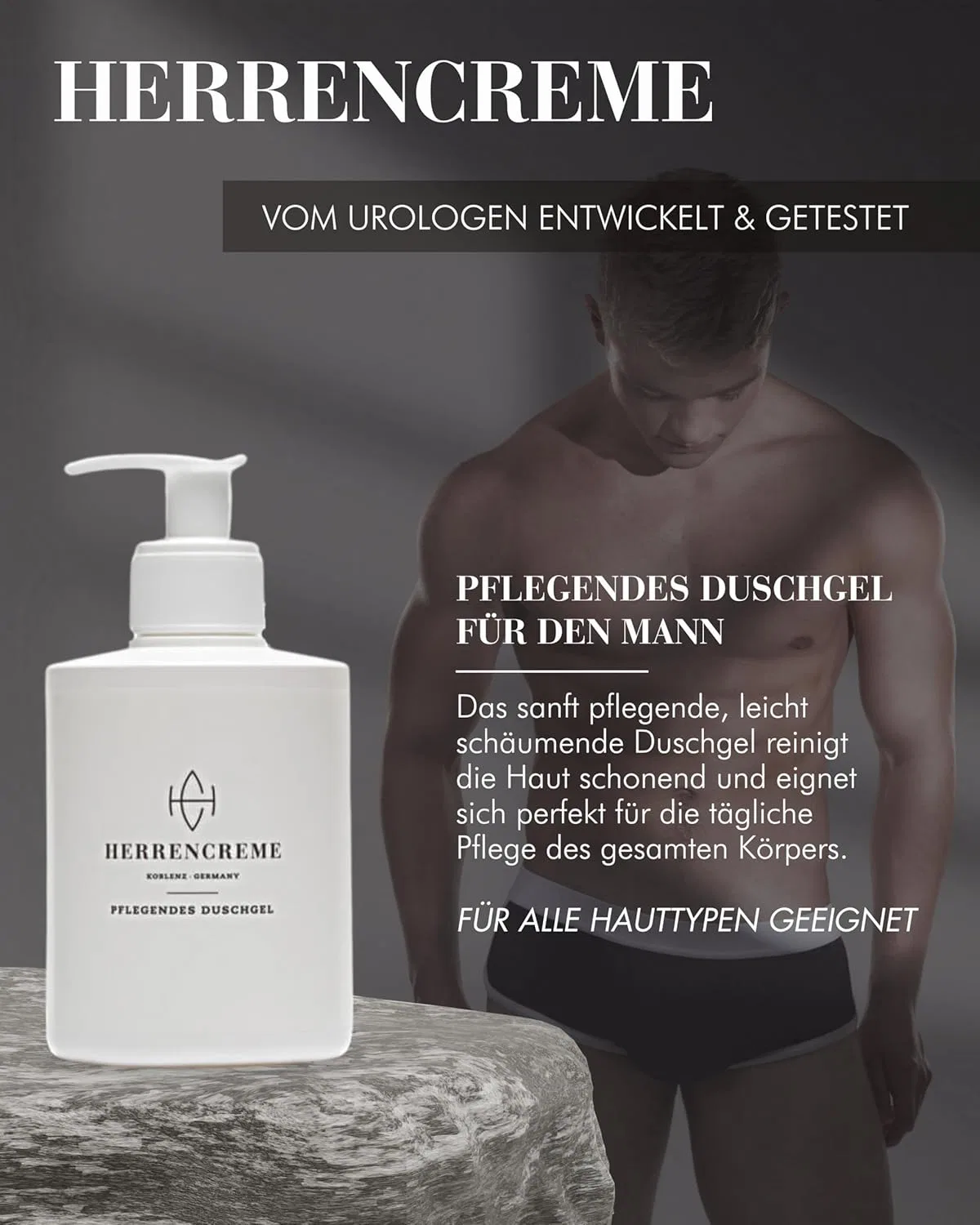 Мужской питательный гель для душа MW19 Skincare, 300 мл Herrencreme Koblenz · Germany — фото 2