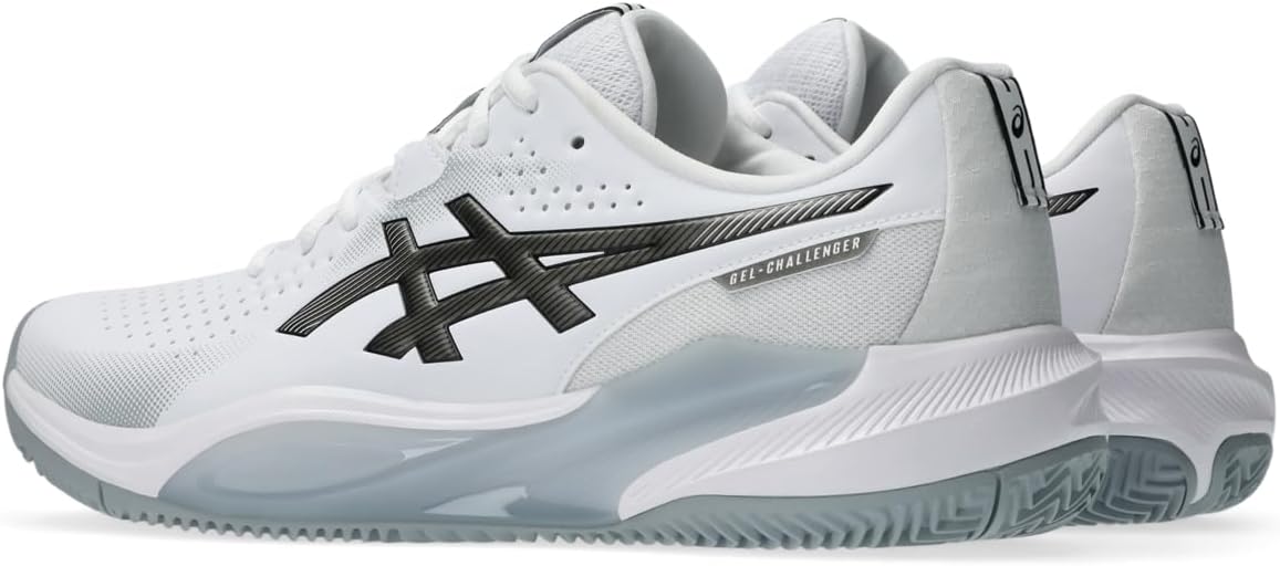 Мужские теннисные кроссовки ASICS Gel-Challenger 15 для грунтовых кортов, белый — фото 3