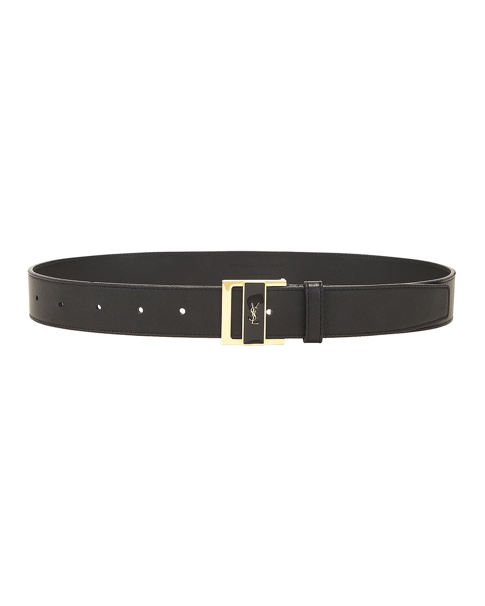 

Пояс Gio из букле Saint Laurent, Nero