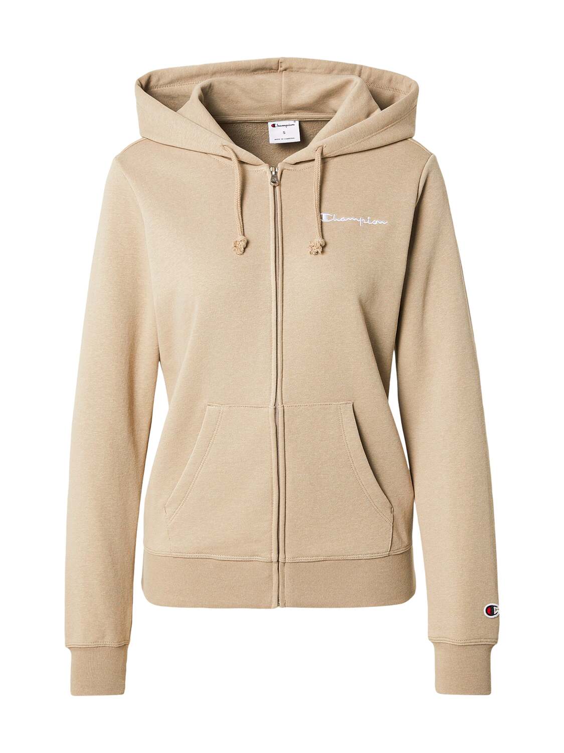 

Champion Authentic Athletic Apparel Худи на молнии в бежевом цвете, Бежевый, Champion Authentic Athletic Apparel Худи на молнии в бежевом цвете