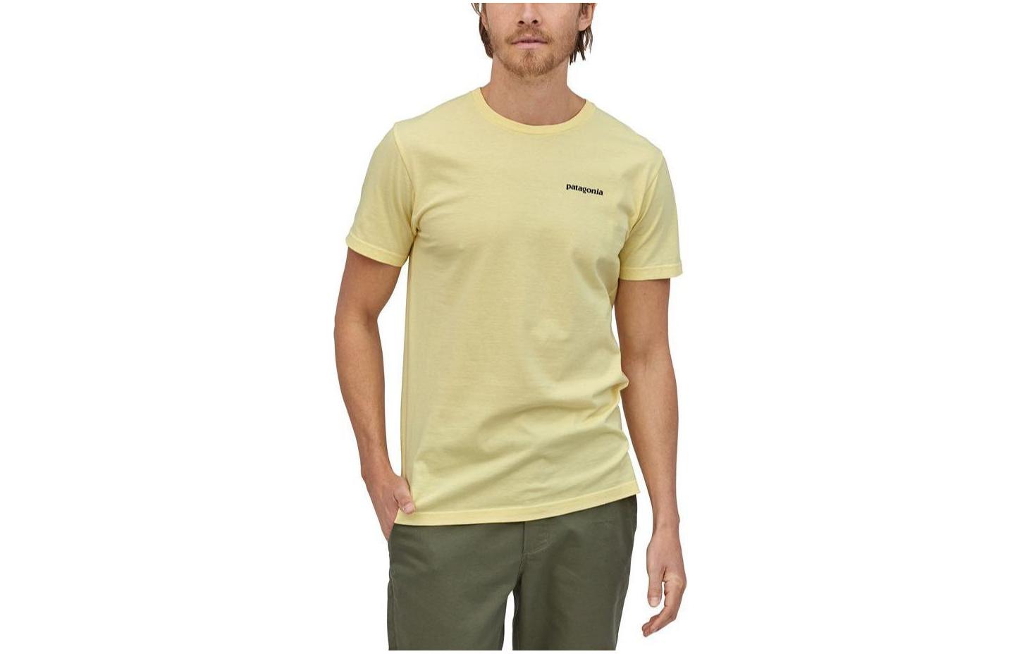 

Футболка Patagonia P 6 Logo Responsibili, белый/белый