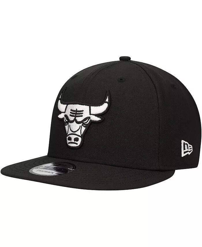 

Мужская черная кепка Chicago Bulls Chainstitch 9fifty Snapback New Era, черный