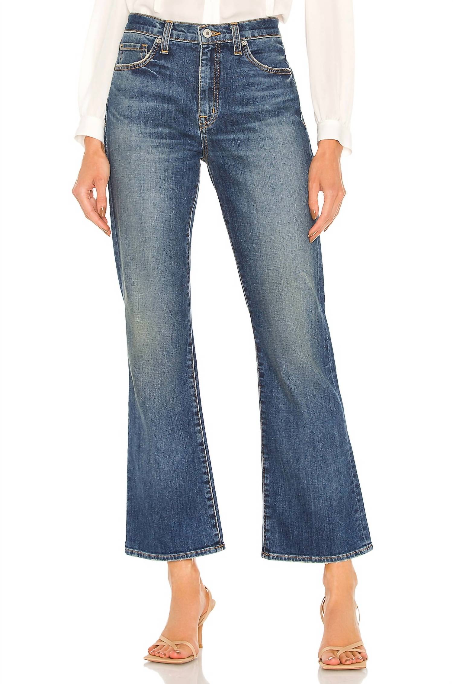 

Джинсы Boot Cut в классическом стиле NILI LOTAN, цвет classic wash