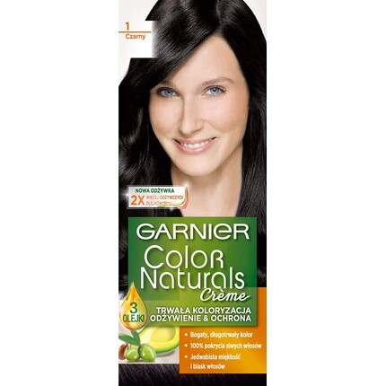 

Стойкая питательная краска для волос Color Naturals Creme 1 Черный, Garnier