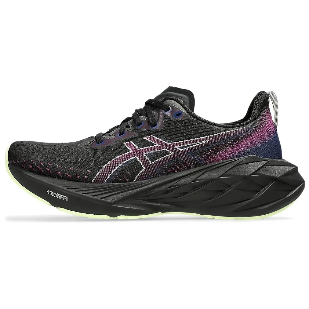 

Кроссовки женские Novablast 4 с низким верхом, черные/синие Asics