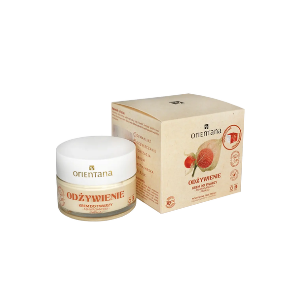 

Крем для лица Ashwagandha papaya, 40 г Orientana Odżywienie