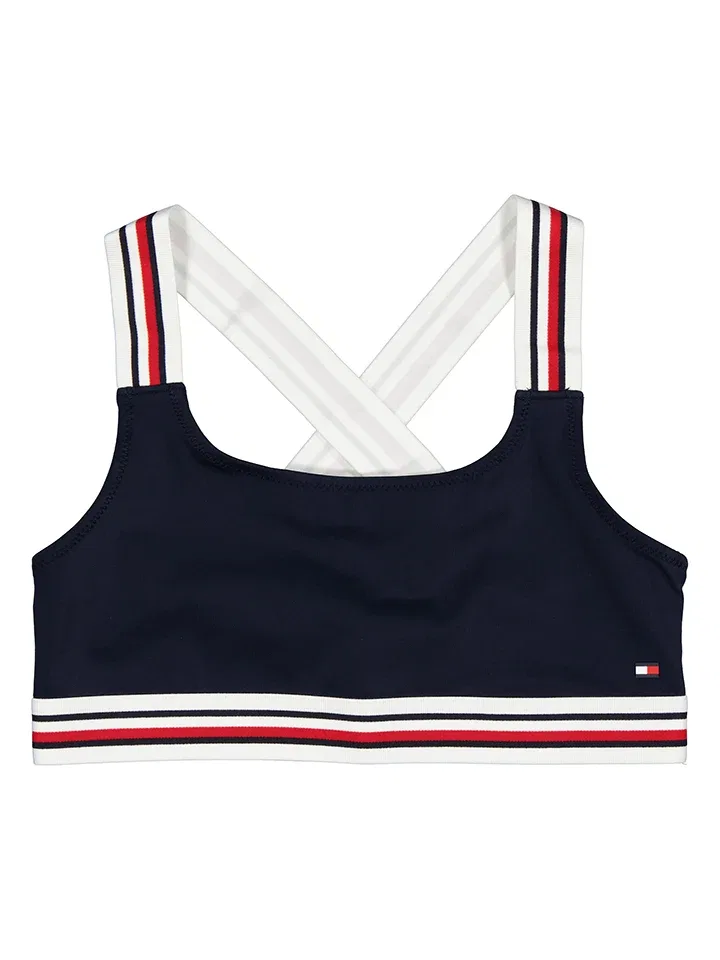 Бикини детское, быстросохнущее, Tommy Hilfiger, темно-синий — фото 3