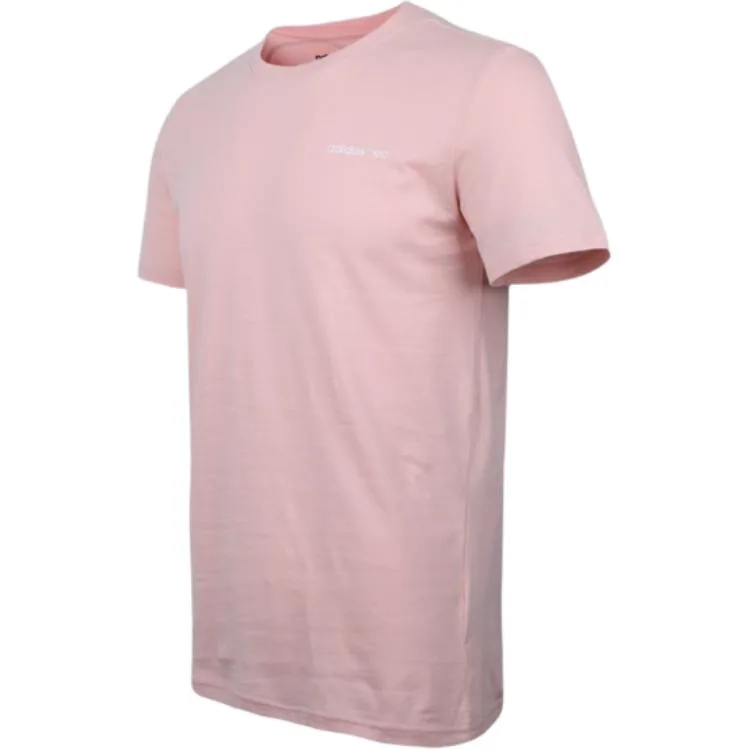 Adidas Neo Футболка мужская Pink Crew Neck Moderate Straight Fit — фото 4