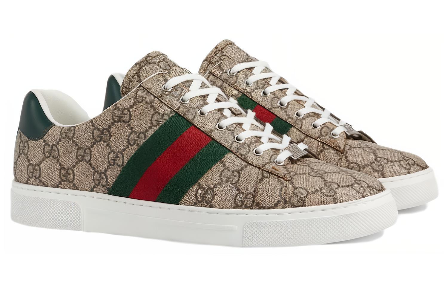 Футболка 'GG Crystal Canvas Beige' GUCCI, цвет эбеновое дерево — фото 3