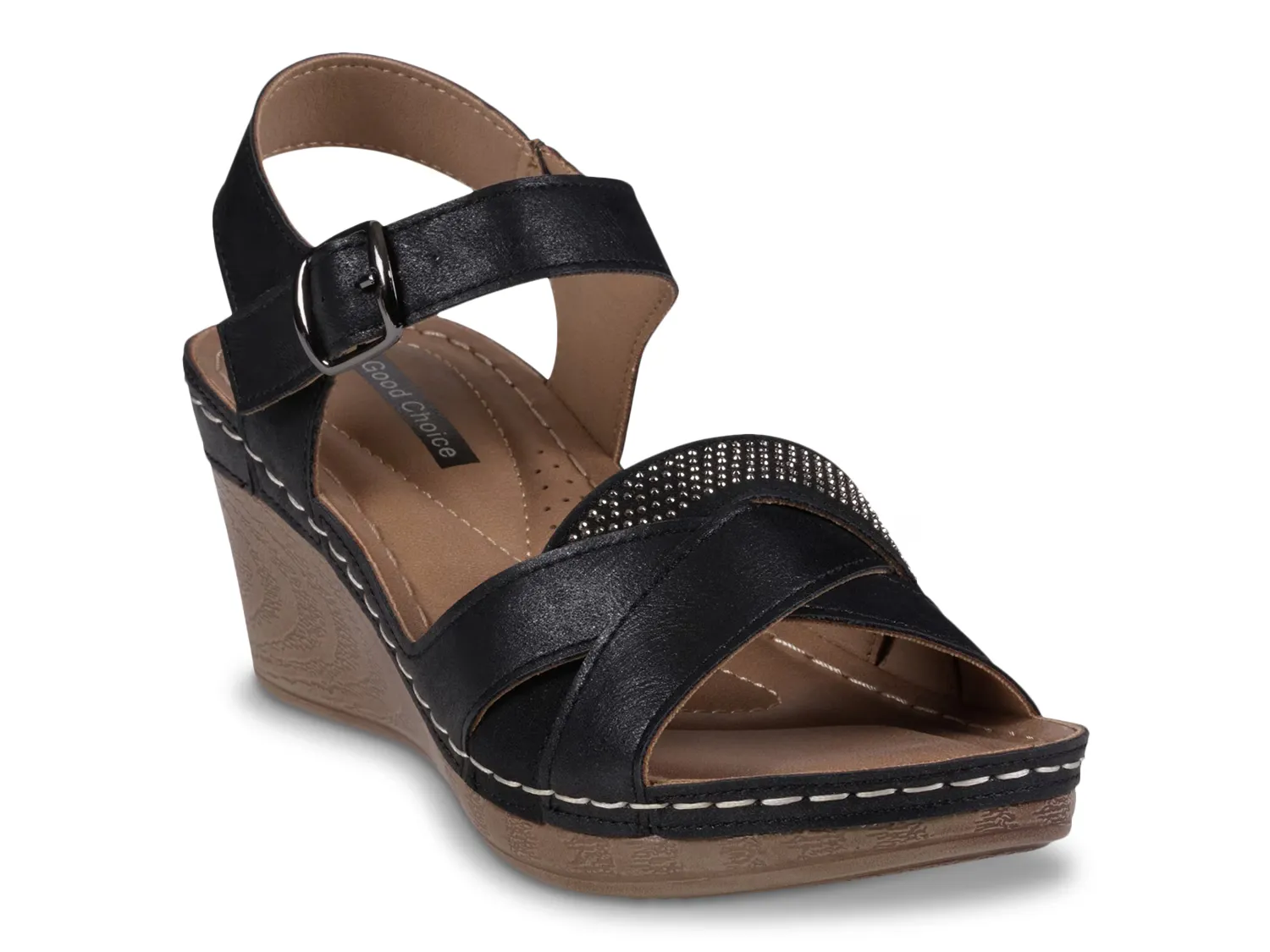 

Сандалии Monaco Wedge Sandal Good Choice, черный