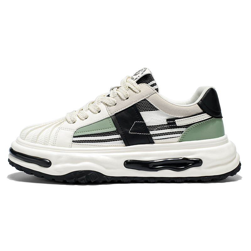 

CALIFBULL Мужские низкие кеды бело-черные, цвет White Black