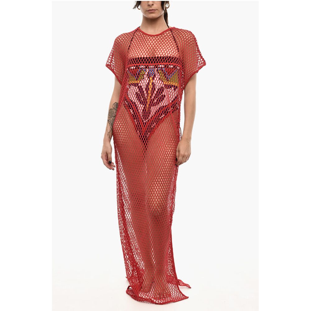 

Ажурное пляжное платье макси Dsquared2, Red