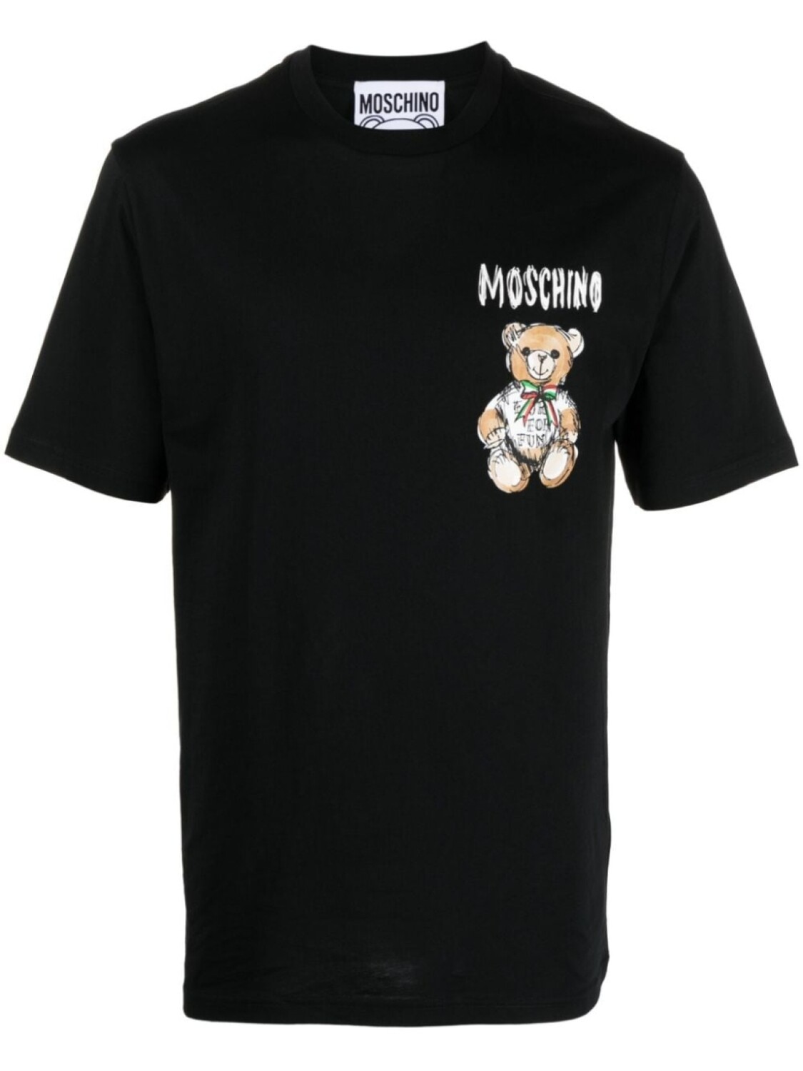 

Moschino футболка с принтом Teddy Bear, черный