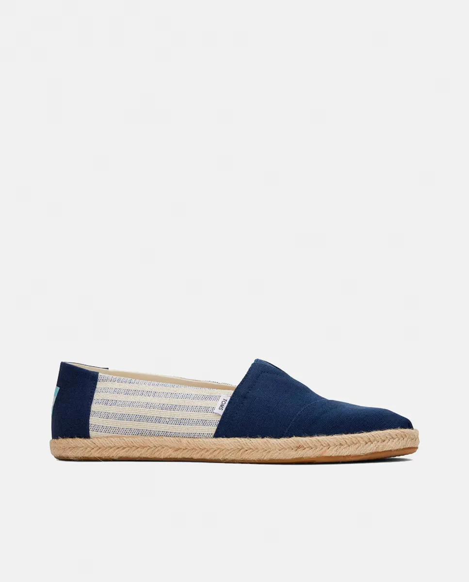 

Мужские парусиновые эспадрильи Toms, темно-синий