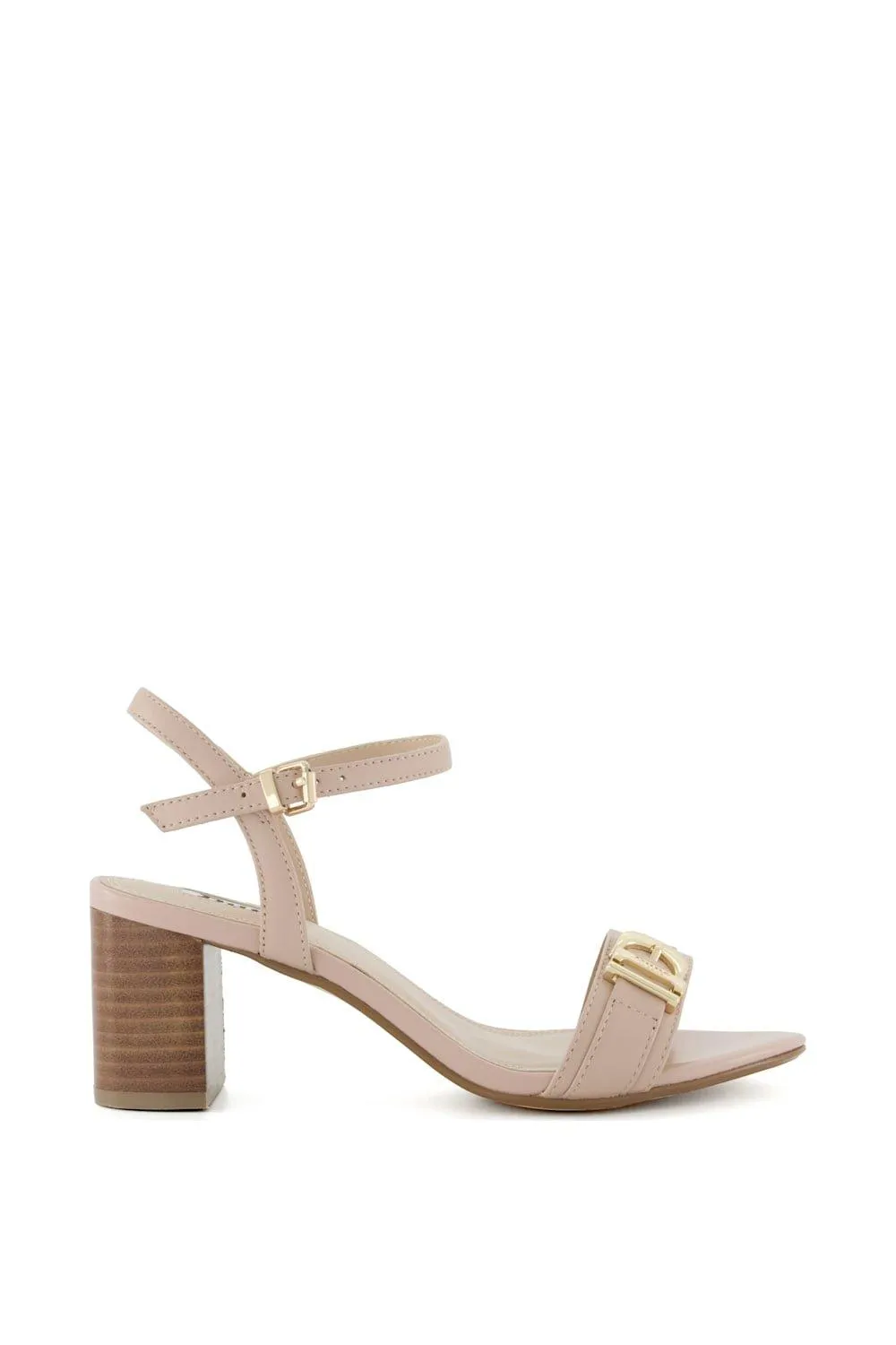 Широкие кожаные сандалии Jessie Dune London, розовый