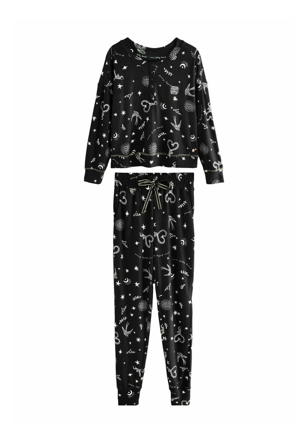 

Пижамный комплект LONG SLEEVE SET REGULAR FIT Never Fully Dressed, черный