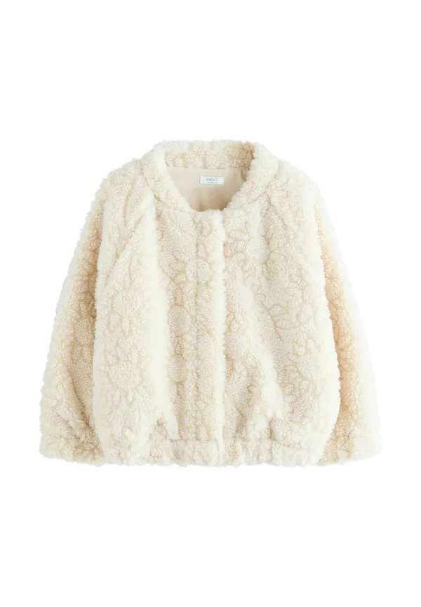 Куртка из флиса цвета подсолнечника стандартного кроя Next, Cream — фото 4