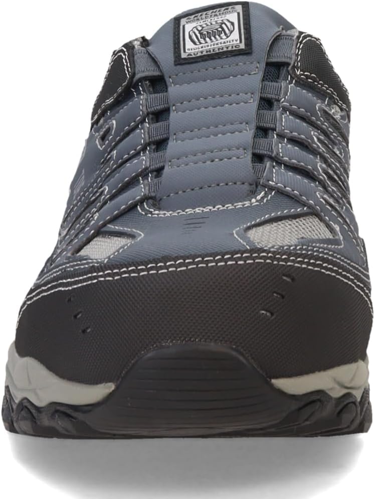 Мужские кроссовки Skechers Cankton Ebbitt со стальным носком, синий/серый/темно-синий — фото 4