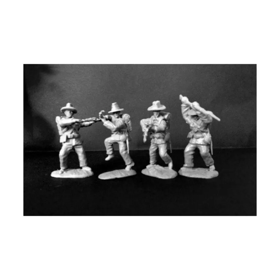 

Солдаты Конфедерации атакуют, American Civil War Miniatures (54mm) (Paragon Scenics & Miniatures)