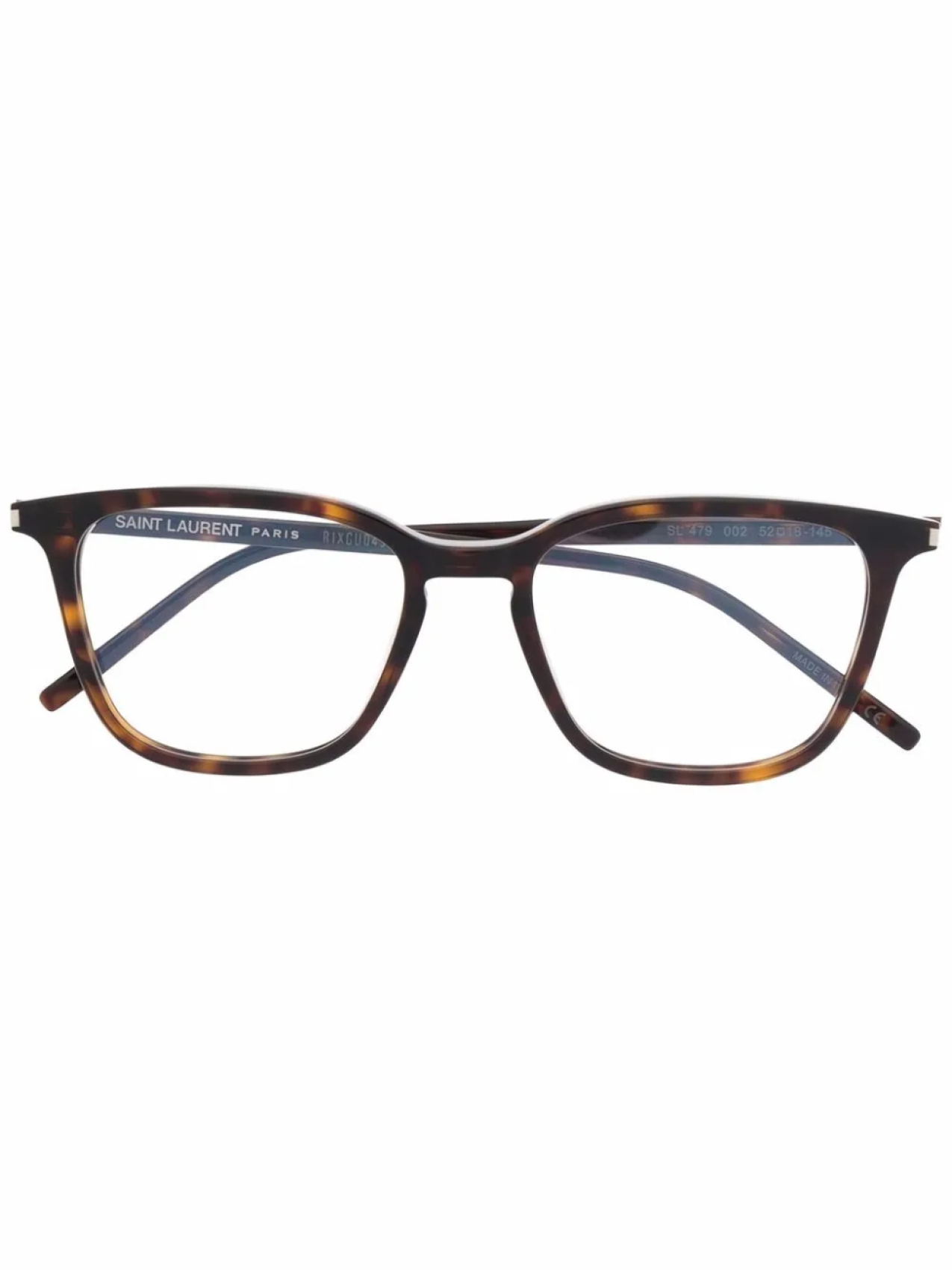 

Очки черепаховой расцветки Saint Laurent Eyewear, коричневый