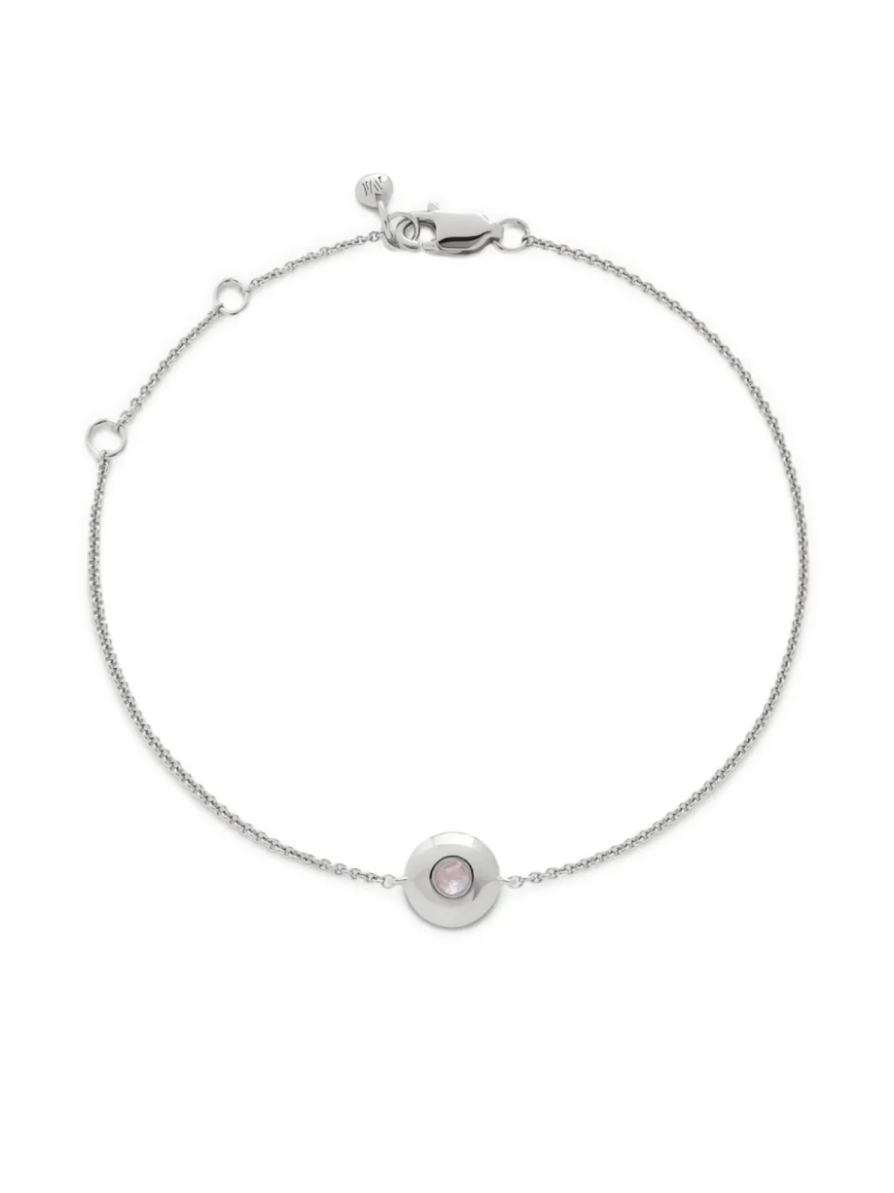 

Monica Vinader браслет June Birthstone, серебряный