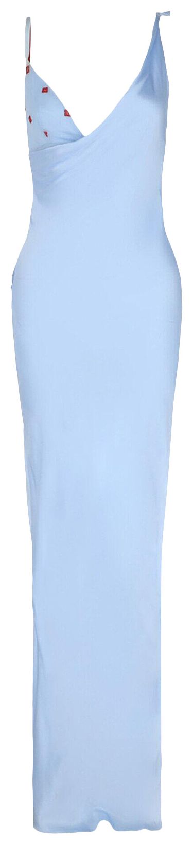 

Платье Givenchy из драпированной сетки 4G, синий