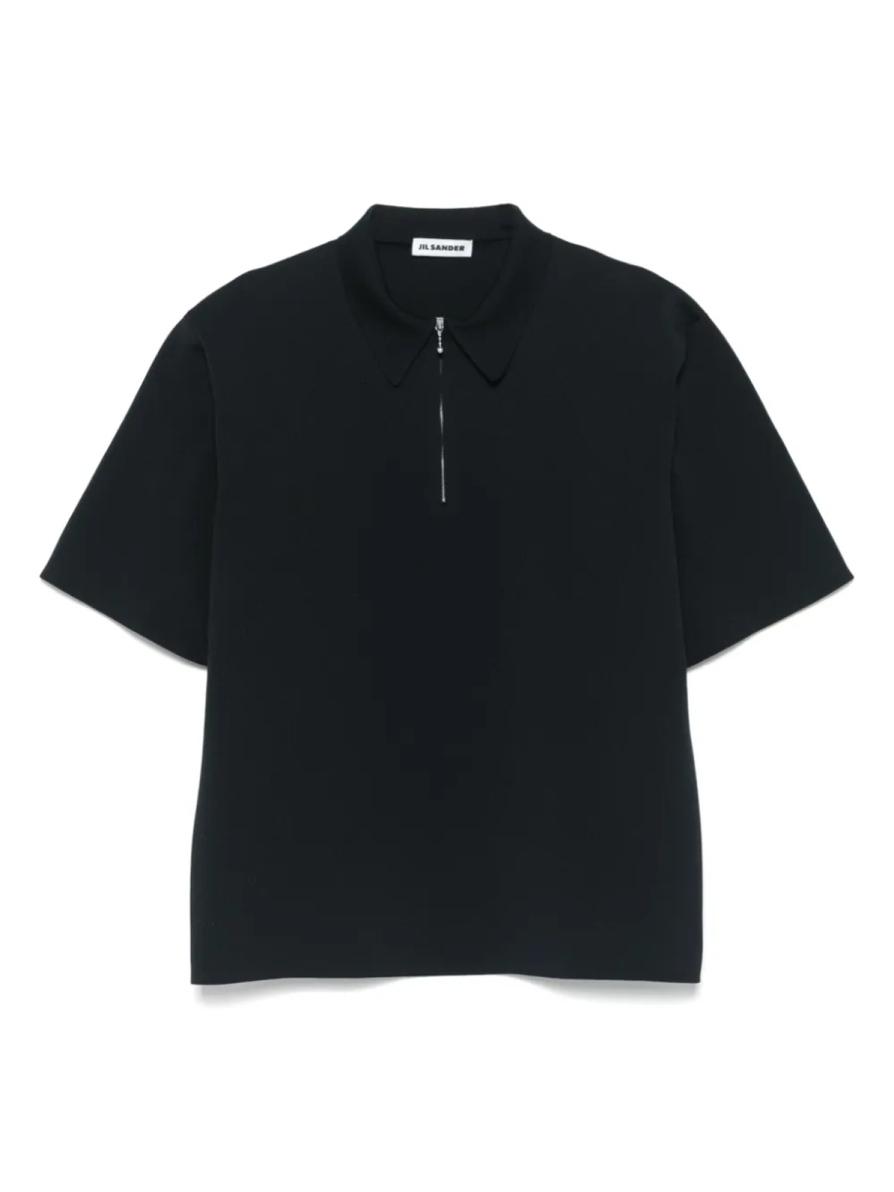 

Jil Sander футболка с молнией, черный