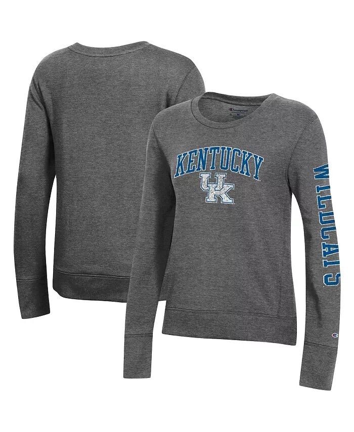 

Женская флисовая толстовка цвета древесного угля Kentucky Wildcats University 2.0 Champion