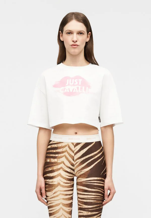 

Футболка с логотипом kiss Just Cavalli, White, Белый, Футболка с логотипом kiss Just Cavalli, White