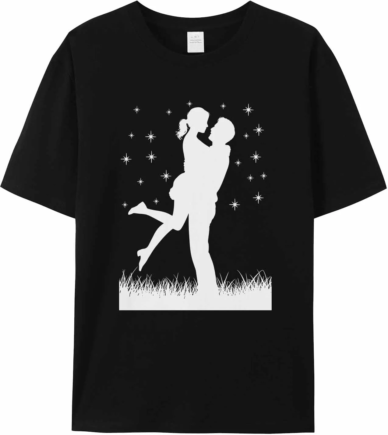 

Мужская футболка Lover Silhouette с коротким рукавом jdudh