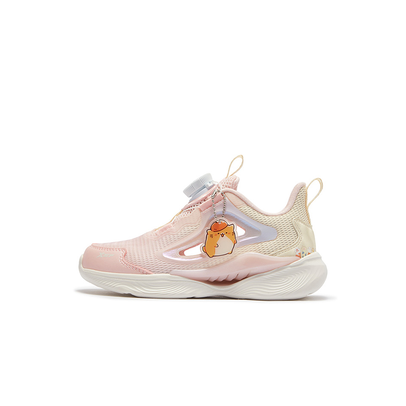 

Детские кроссовки с низким верхом, устойчивые к скольжению и износу XTEP, розовый/желтый