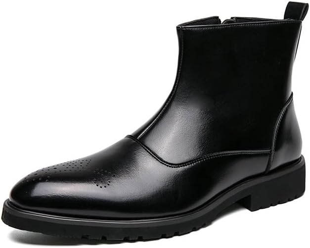 

Мужские ботинки челси, легкие повседневные ботильоны, классические эластичные ботинки для мужчин Zestrelax, черный