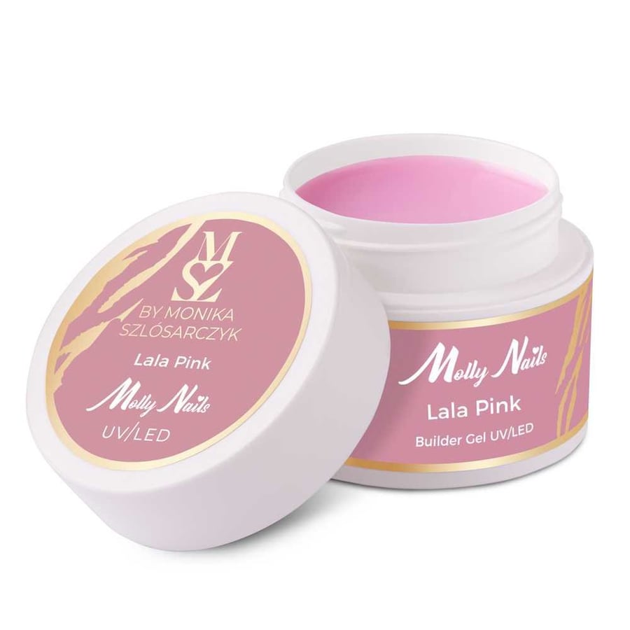 

Салонный гель Lala Pink от Monika Szlósarczyk Molly Nails без HEMA/Di-HEMA 50 г