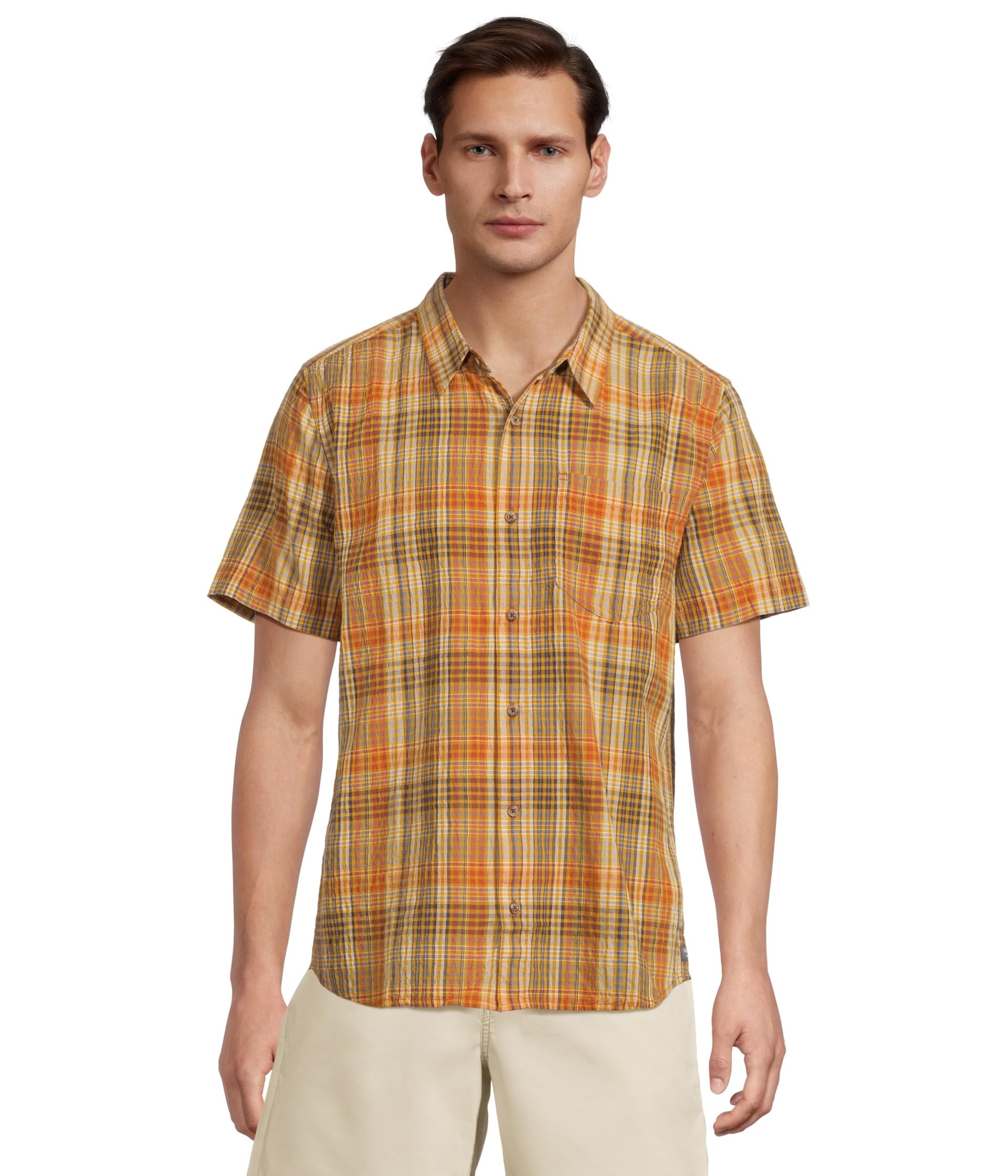 

Рубашка Toad&Co Fletcher Short Sleeve Shirt, Umber Plaid
