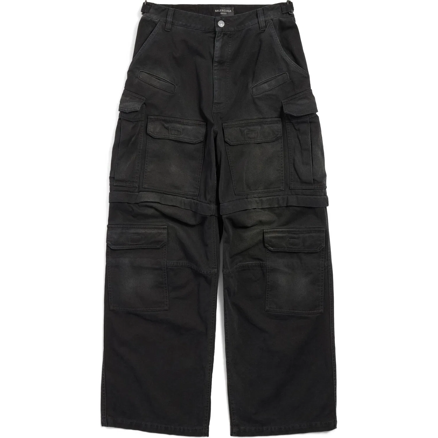 Джинсы карго Balenciaga Black