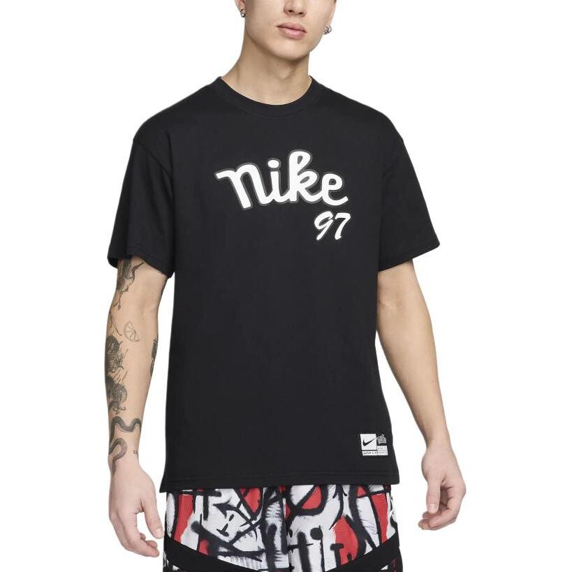 Футболка Max90 мужская черная Nike, черный — фото 4