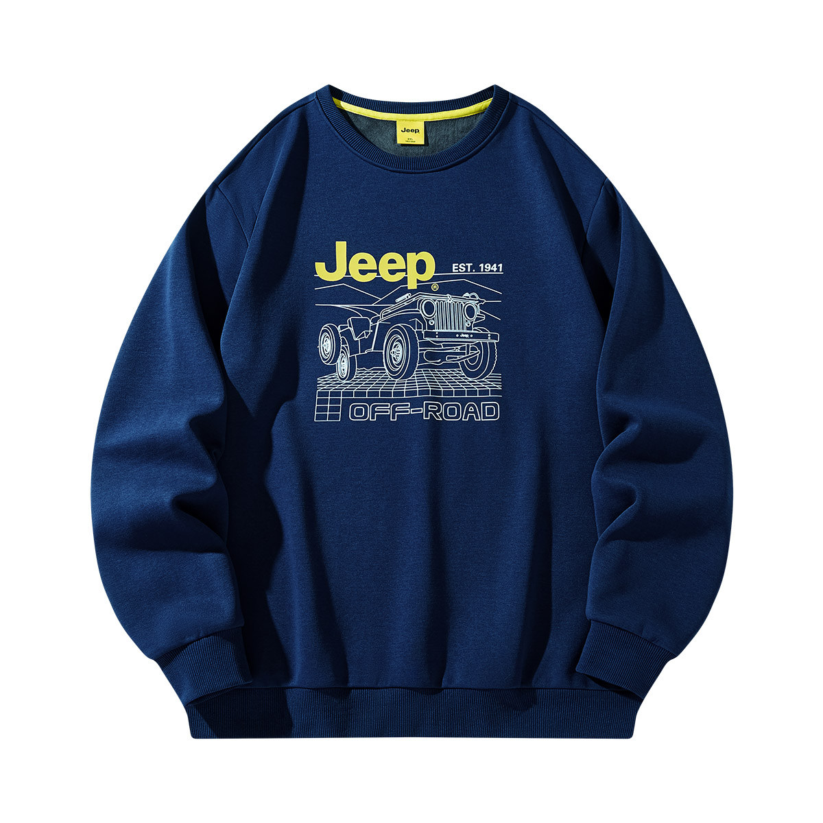 

Свитшот унисекс Jeep, темно-синий