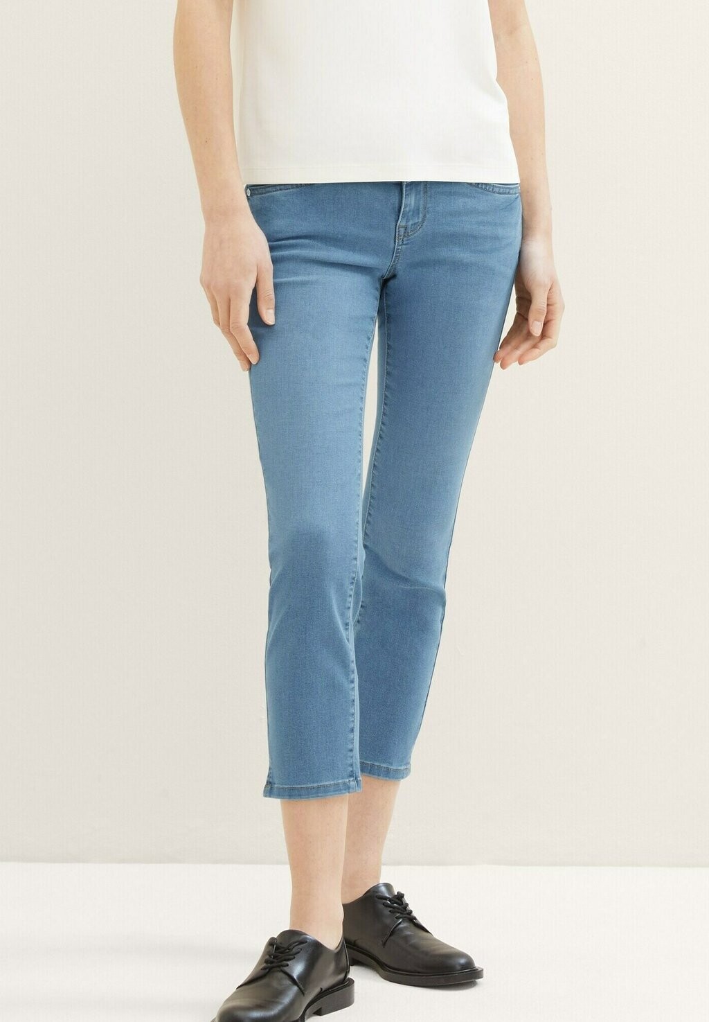 

Джинсы узкого кроя ALEXA CROPPED TOM TAILOR, светло-голубой