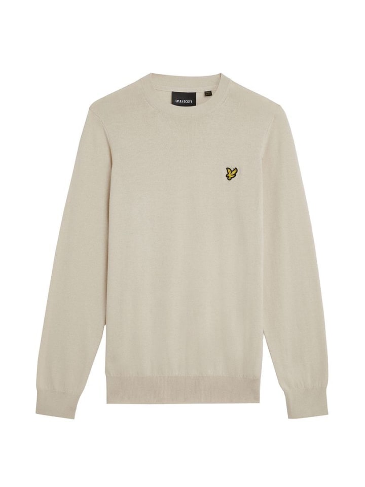 

Вязаный свитер Lyle & Scott, бежевый
