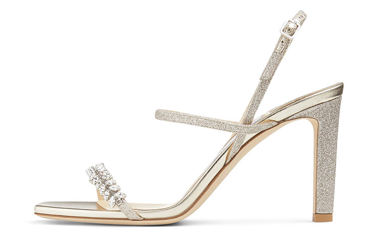 Туфли Meira 85 Slim Heel High Heel женские с ледяным блеском Jimmy Choo, Original Shoe Box Included