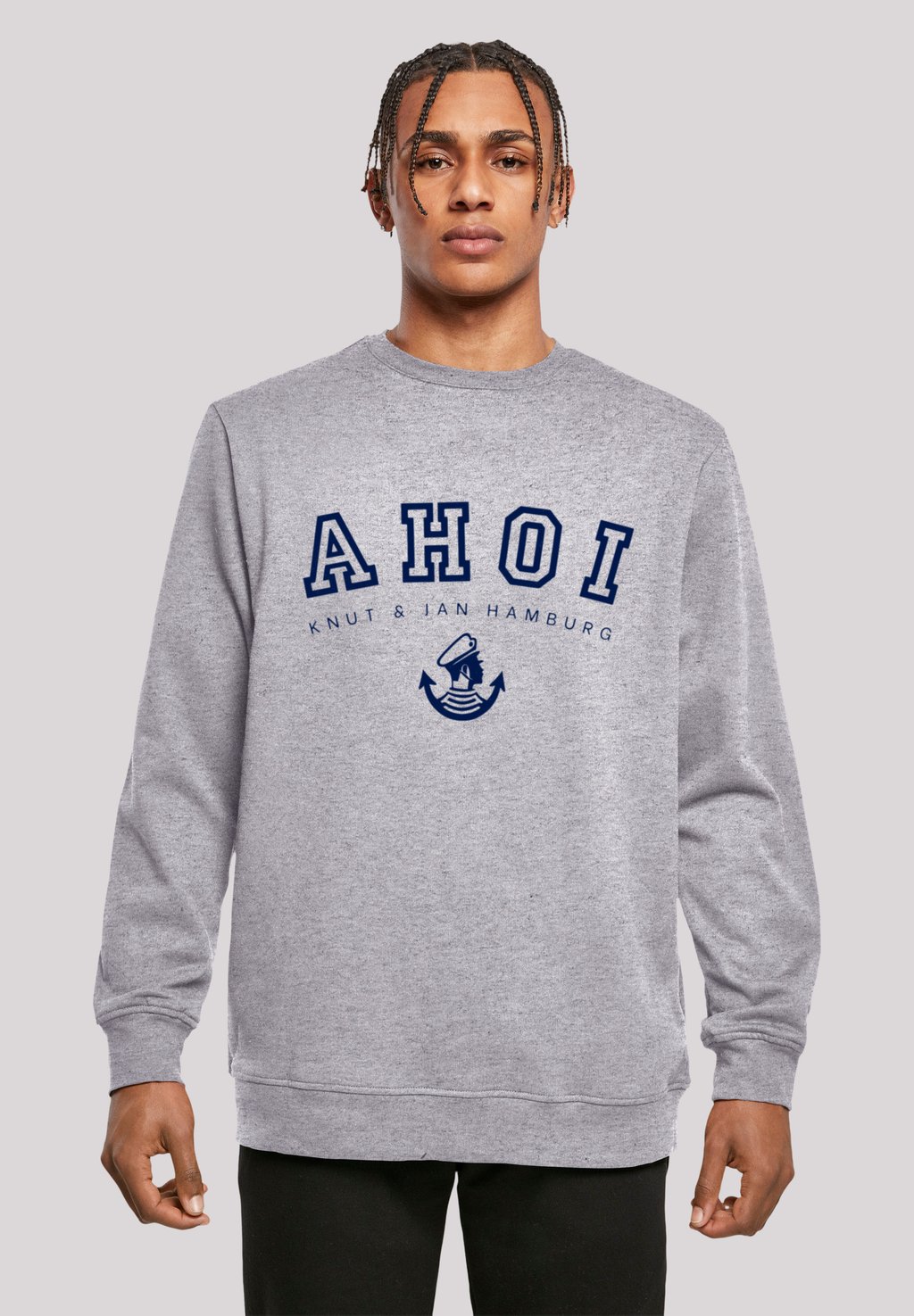 

Толстовка AHOI KNUT & JAN HAMBURG F4NT4STIC, серый