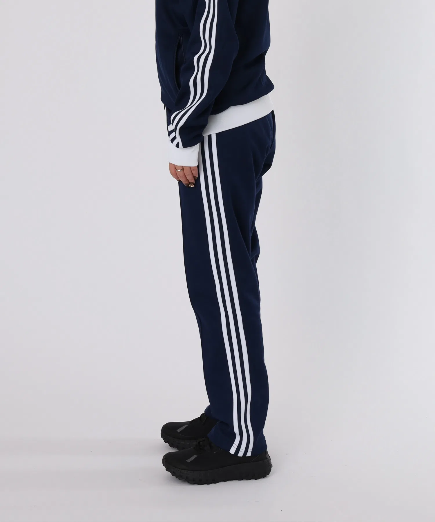 Унисекс спортивные брюки adidas Originals CLASSIC TP тёмно-синие — фото 3