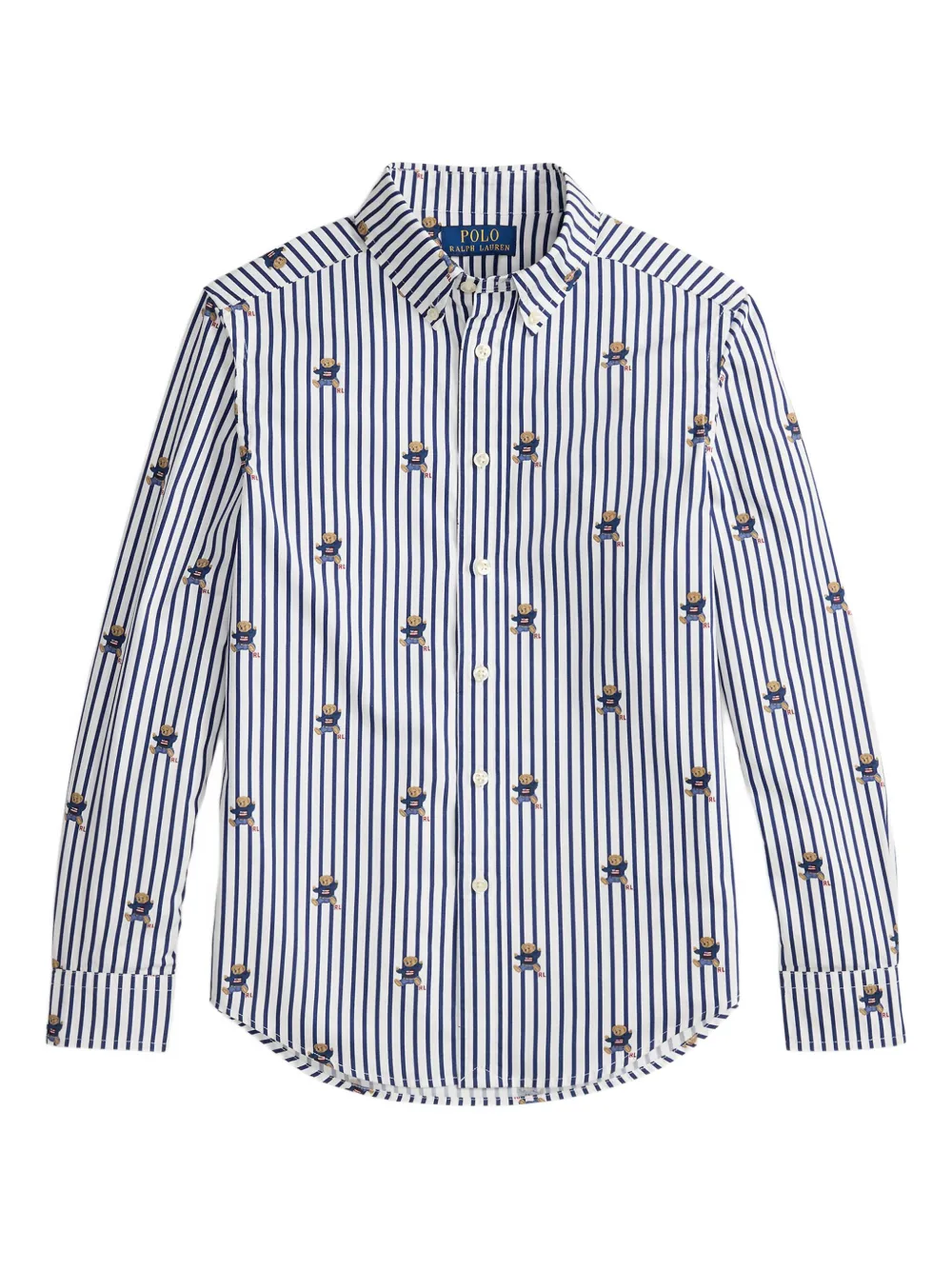 

Рубашка в полоску POLO RALPH LAUREN KIDS, белый
