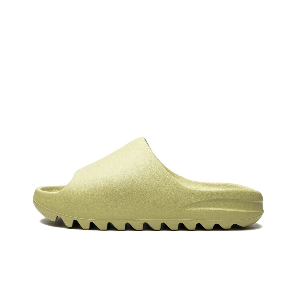 Шлепанцы Yeezy Slide унисекс зеленые/фиолетовые Adidas Originals — фото 2