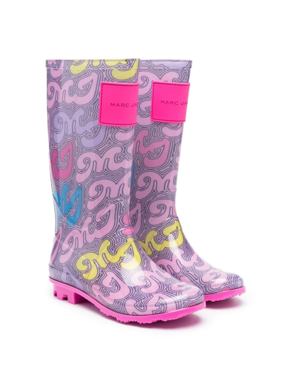 

Сапоги с нашивкой-логотипом Marc Jacobs Kids, розовый