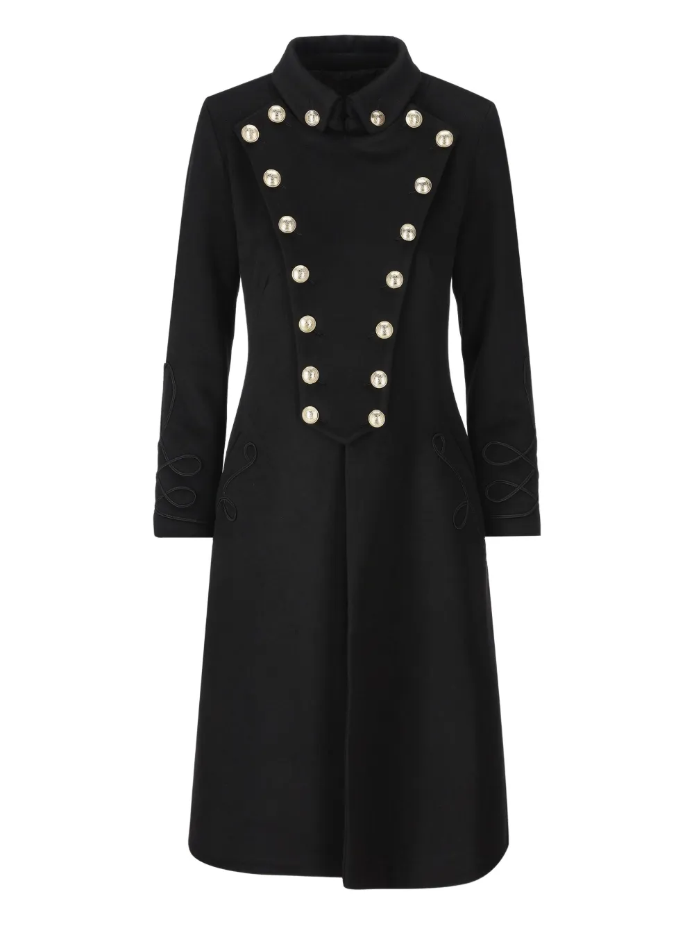 

Двубортное пальто IL TABARRO, черный