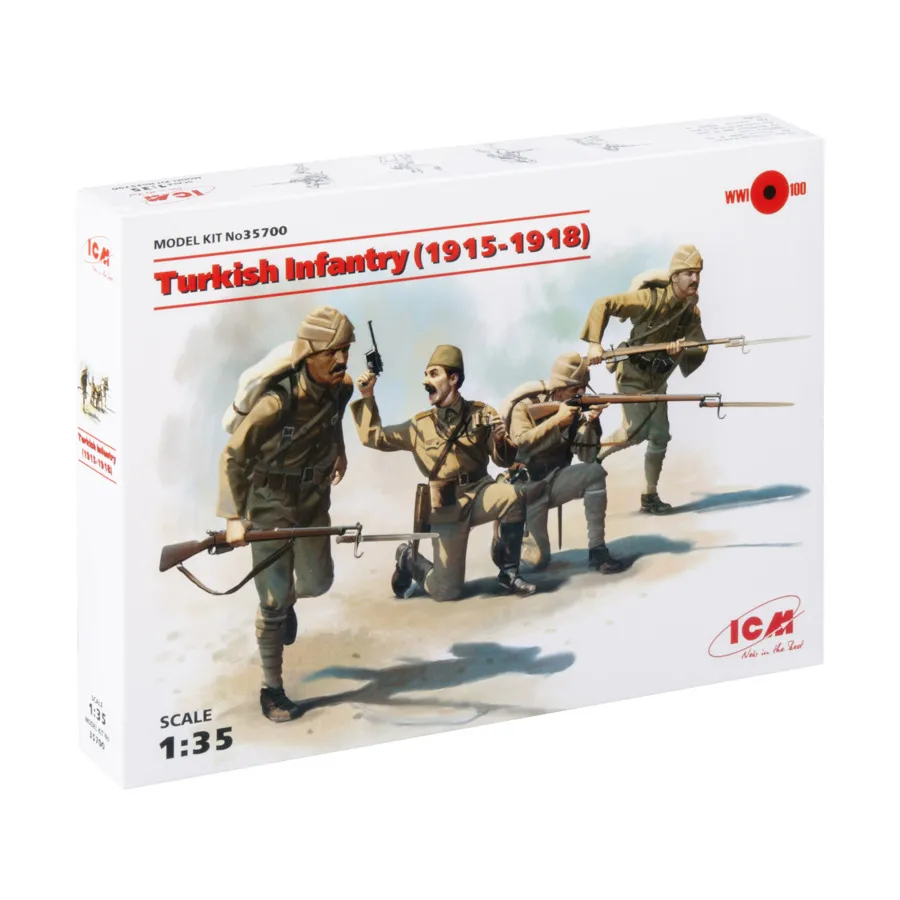 

Турецкая пехота (1915-1918), Military Models 1/35 Scale (ICM)