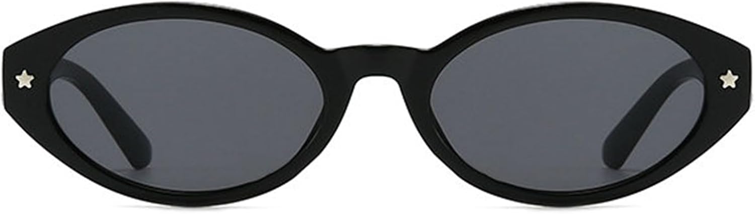 

Солнцезащитные очки Willochra Vintage Cat Eye для женщин, модель 2025, роскошные, с заклепками, классические, для активного отдыха и путешествий, с защитой от УФ-излучения UV400, C1