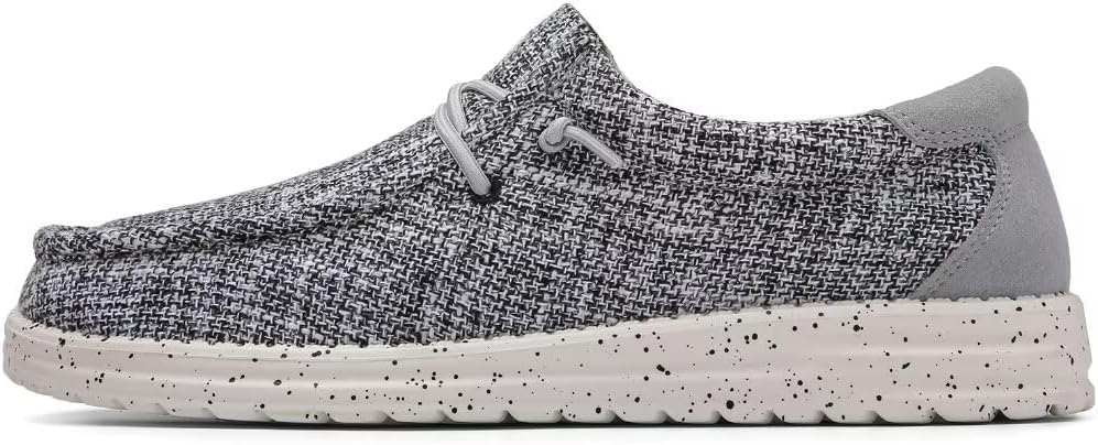 

Мужские повседневные лоферы и слипоны из холщовой ткани, легкие, удобные и дышащие лоферы, Zapatos Mocasines para Hombre Cheval, белый